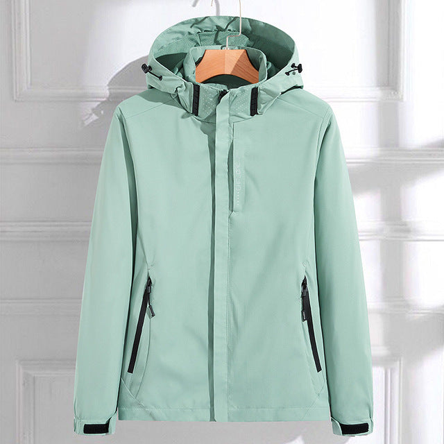 Wasserdichte Regenjacke für Damen | Verstellbare Passform 0