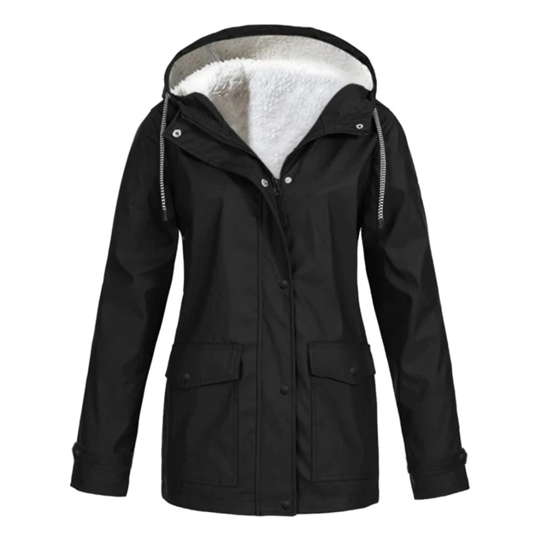 Wasserdichter Wollmantel für Damen | Mittellang 10
