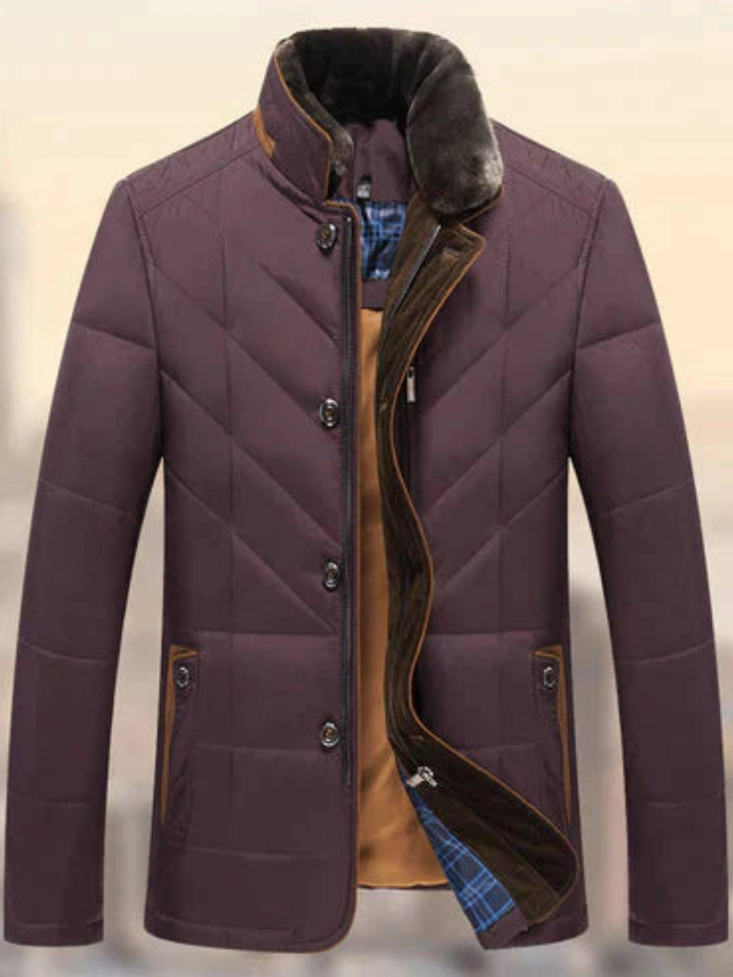 Winterjacke für Herren | Leichte Slim Fit 3