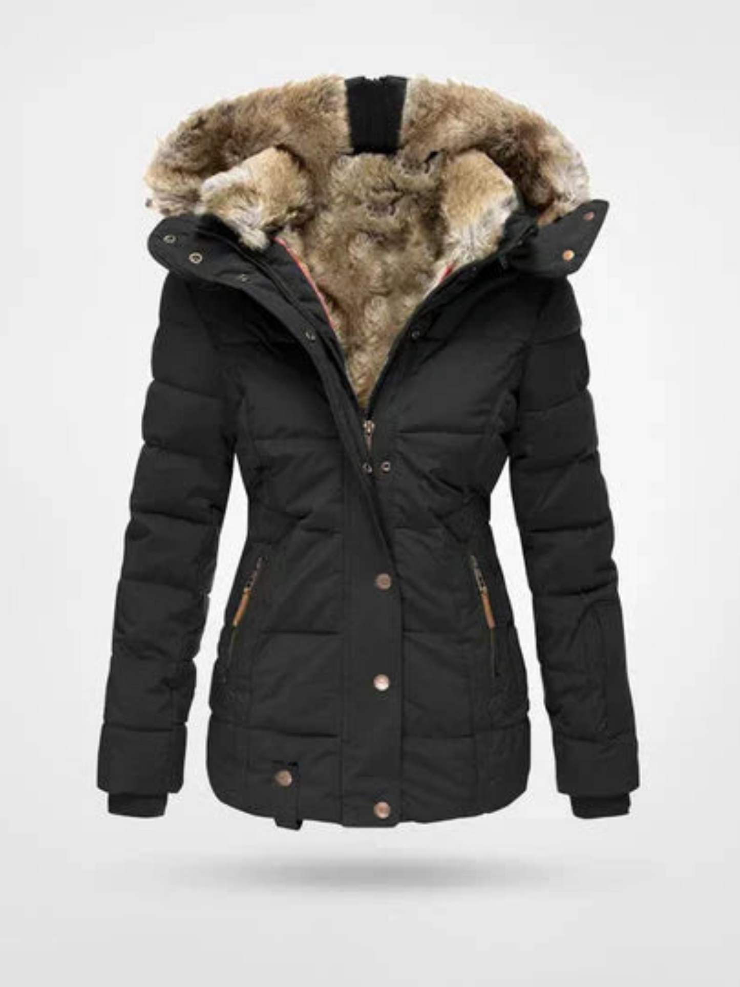 Wintermäntel für Damen | Isoliert mit Kapuze 0