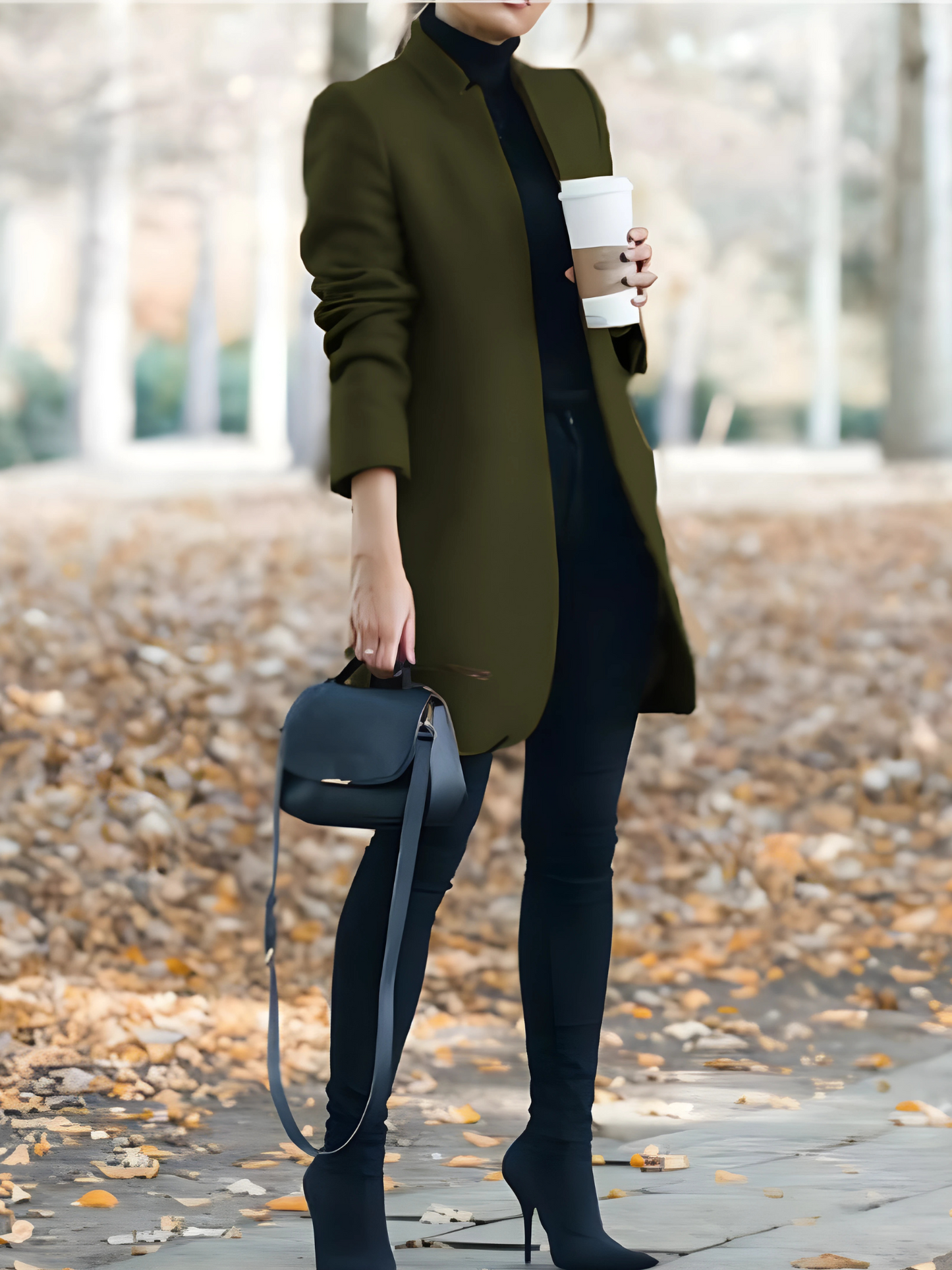 Wollmantel für Damen mit Stehkragen | Winter 9
