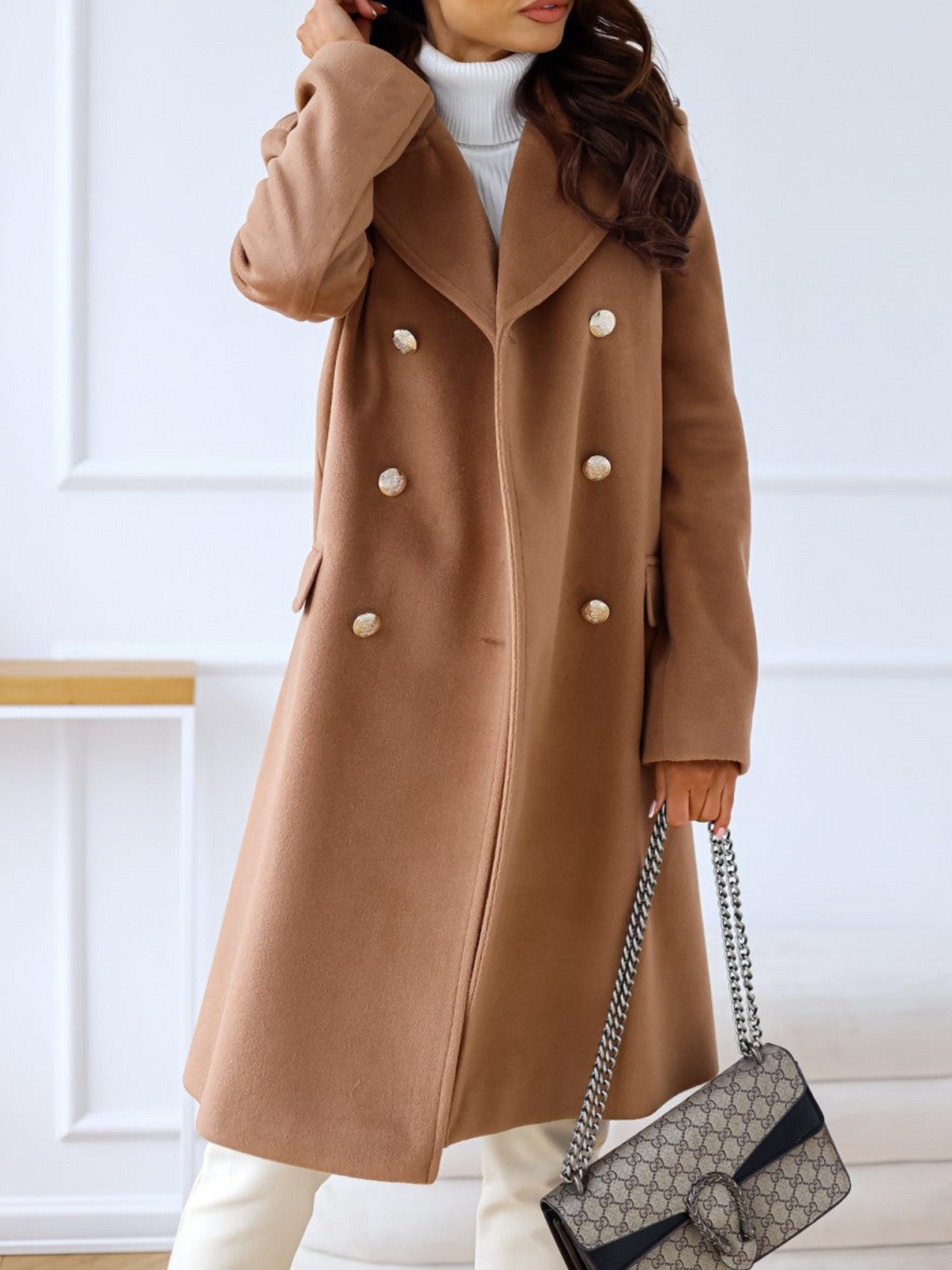 Zweireihiger Mantel für Damen | Winter 2