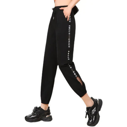 Damen Coole Mesh-Sporthose – Atmungsaktive, Leichte Workout-Leggings