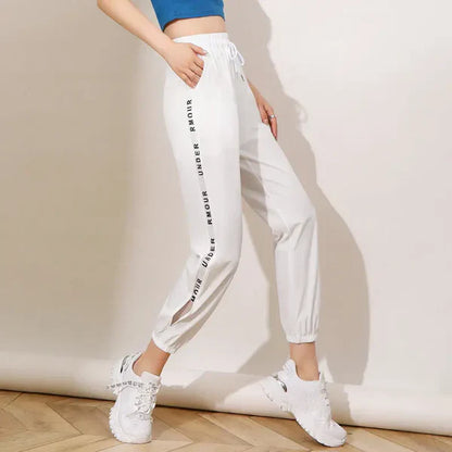 Damen Coole Mesh-Sporthose – Atmungsaktive, Leichte Workout-Leggings