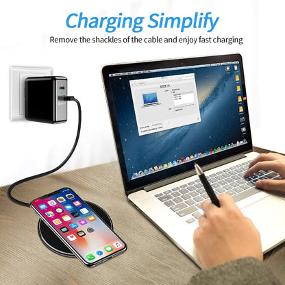 30 W schnelles kabelloses Ladepad | Premium USB-C Ladekabel MagSafe Ladegerät für Apple iPhone, Samsung & Android – schnelles kabelloses Ladepad 2