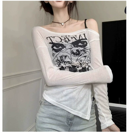 Kismet | Elegantes schulterfreies Damen-Top mit Spaghetti-Trägern für festliche Anlässe