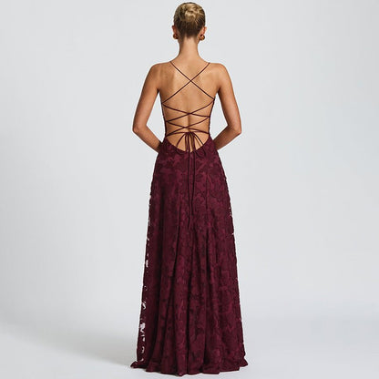Abendkleid Blumendruck Elegant 2