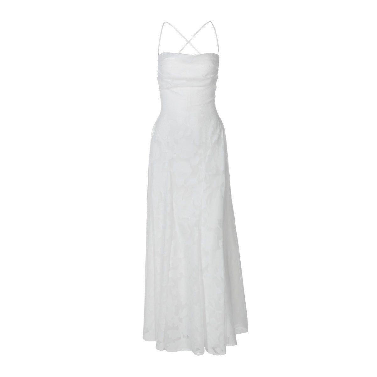 Abendkleid Blumendruck Elegant 5