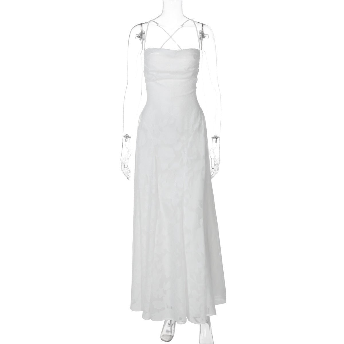 Abendkleid Blumendruck Elegant 6