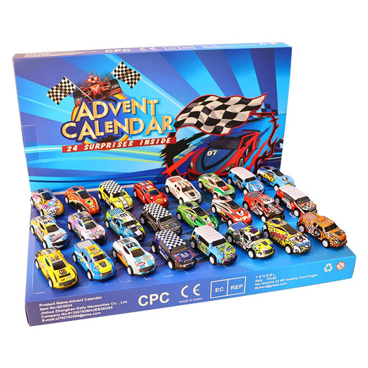 Adventskalender für Kinder | 24 Spielzeugautos 0