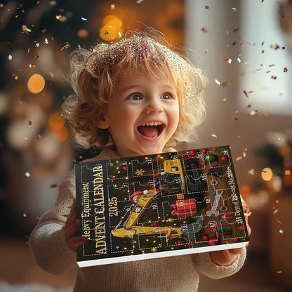Adventskalender für Kinder | Baufahrzeug-Ornamente 5
