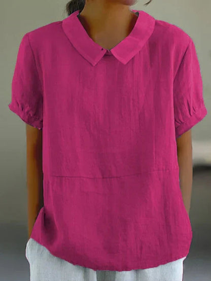 Amalie ™ - Entspannt geschnittene Bluse mit Kragen 1