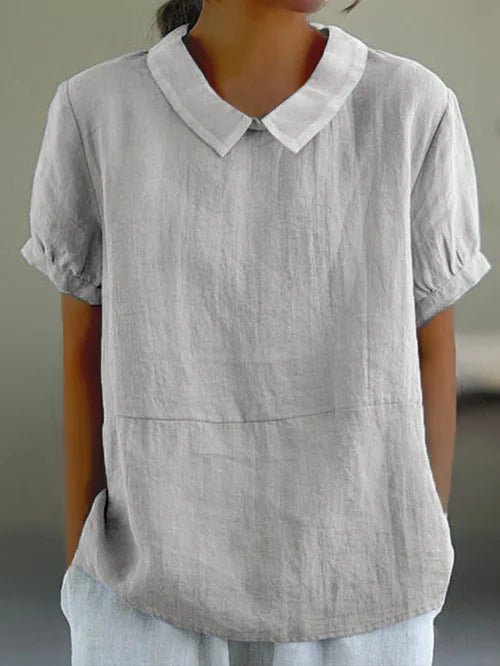 Amalie ™ - Entspannt geschnittene Bluse mit Kragen 2
