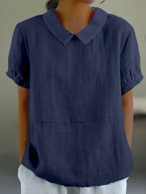 Amalie ™ - Entspannt geschnittene Bluse mit Kragen 3