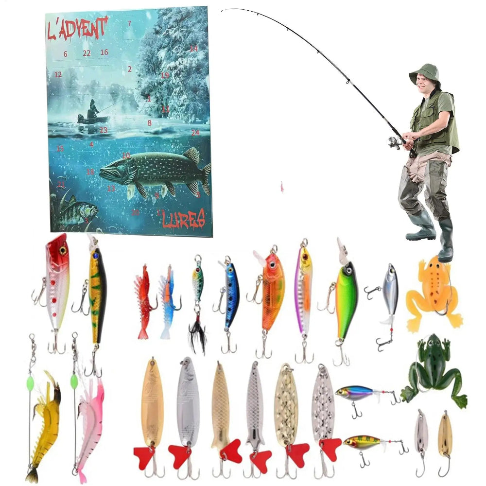 Angel-Adventskalender für Angler | Weihnachtsgeschenk 2