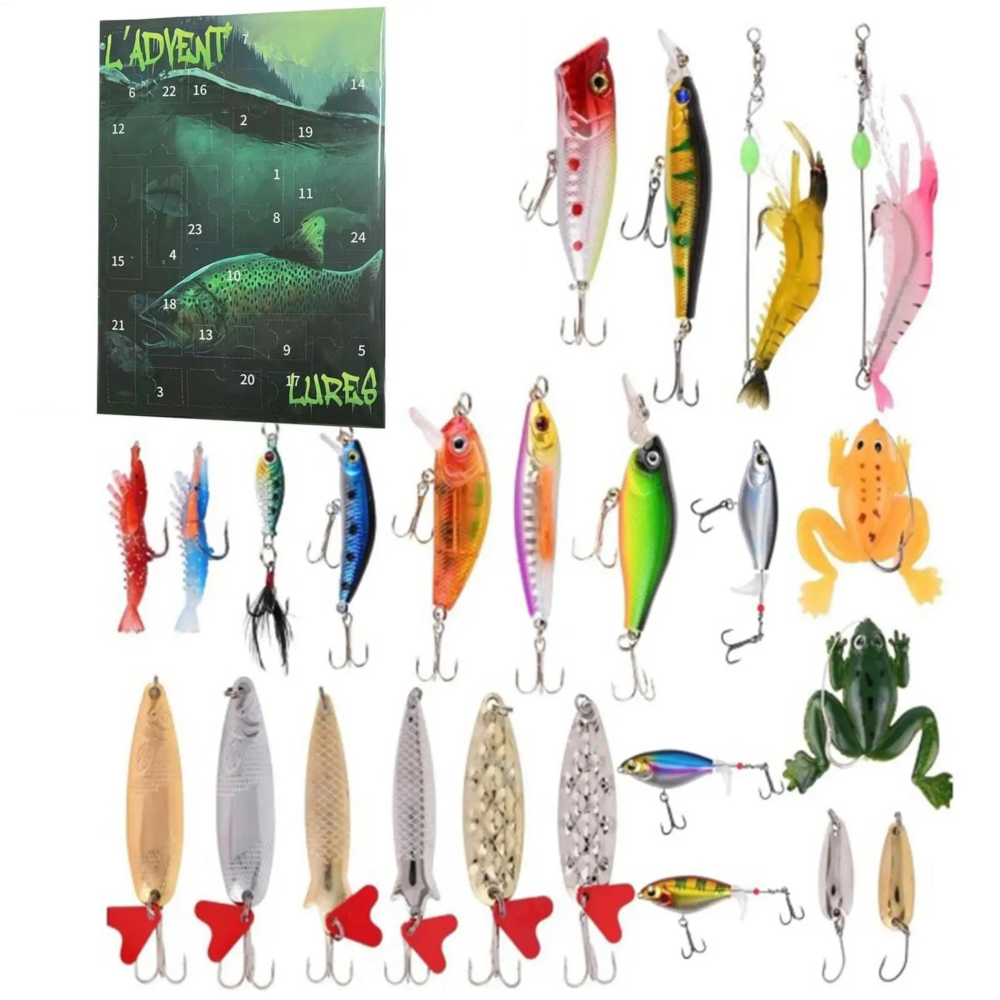 Angel-Adventskalender für Angler | Weihnachtsgeschenk 3