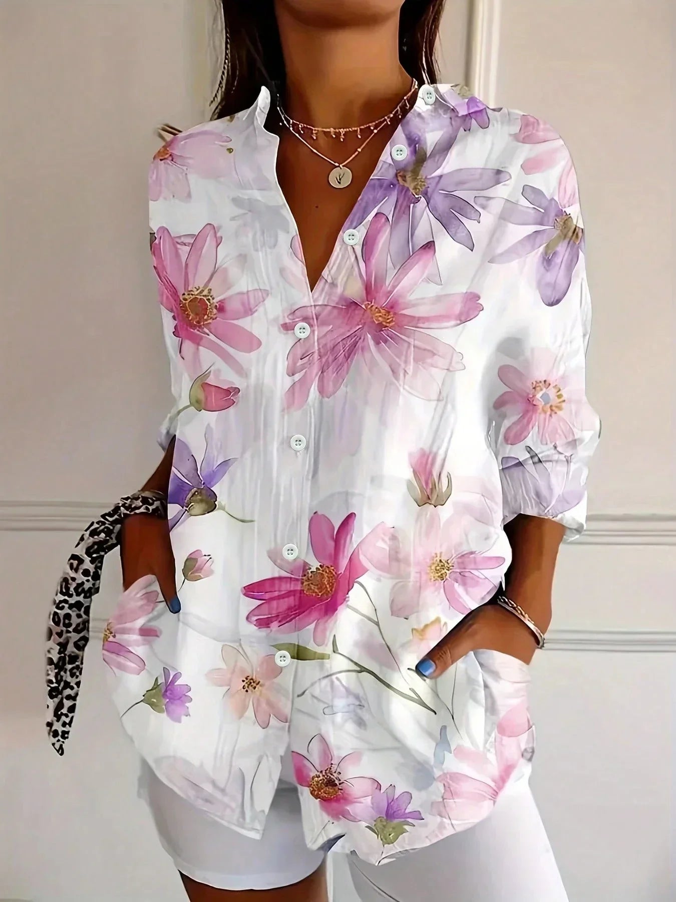 Annika™ - Bunte Bluse mit verspieltem Druck 3