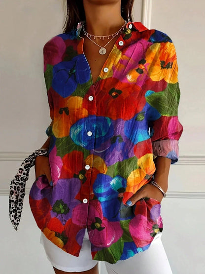 Annika™ - Bunte Bluse mit verspieltem Druck 5