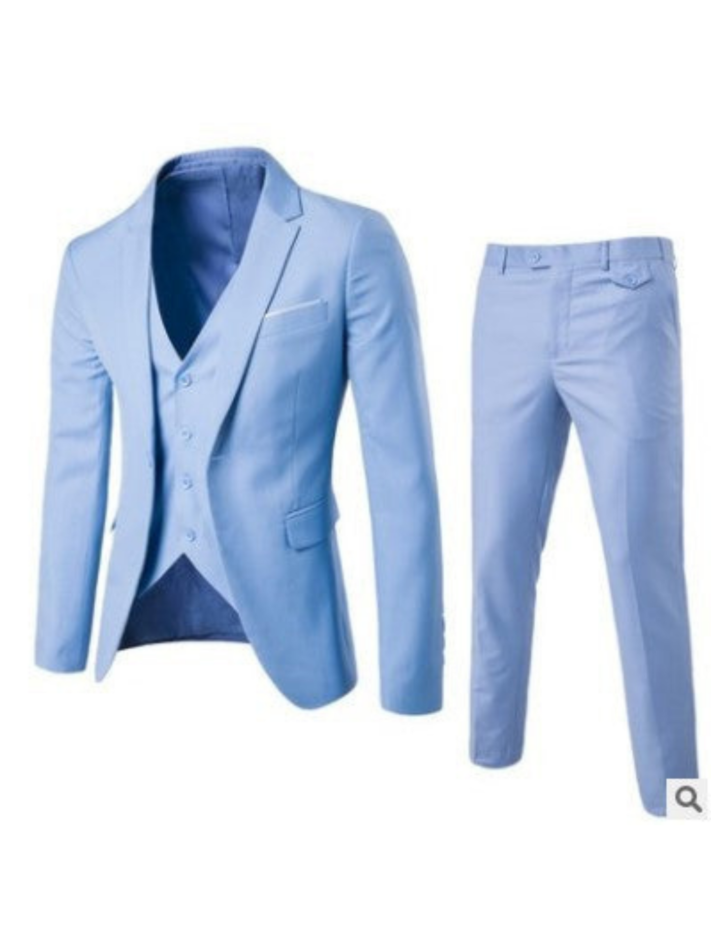 Anzugset für Herren, Tailored Fit, 3-teilig | Formell 4