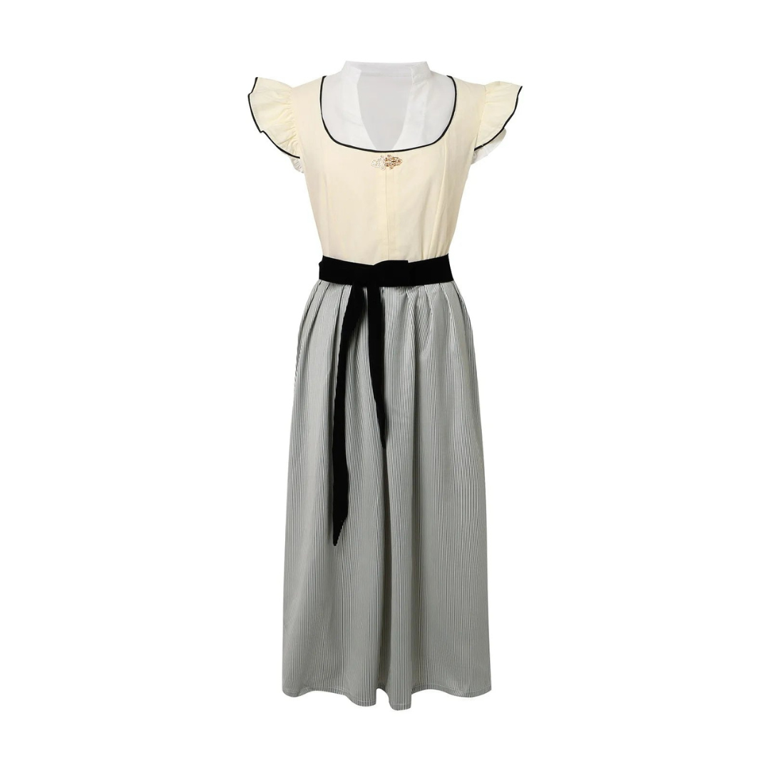Ärmelloses Midikleid mit Rüschen | Oktoberfest-Outfit 1