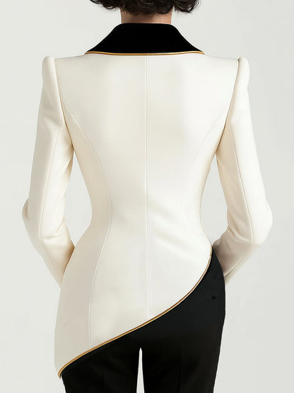 Asymmetrischer Blazer für Damen | Lockere Passform 3
