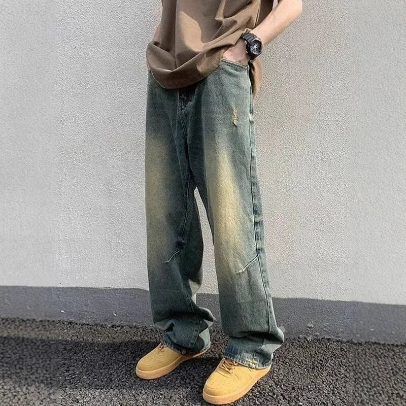 Baggy Jeans Herren, Lange Länge, Weite Beine | Urban Style 0