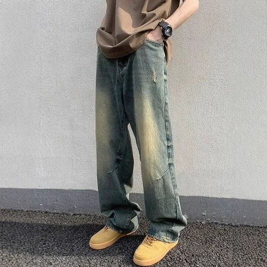 Baggy Jeans Herren, Lange Länge, Weite Beine | Urban Style 0