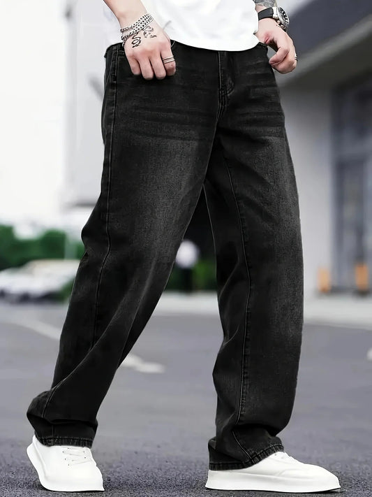 Baggy Jeans Herren | Relaxed Passform, Zeitloses Design | Lange Hose 0