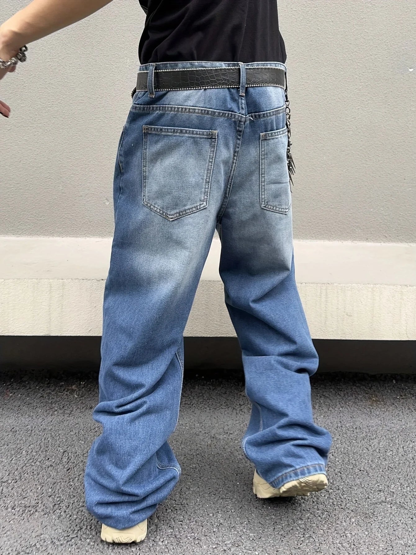 Baggy Jeans Herren | Weite Passform, Retro-Stil | Lange Hose 5