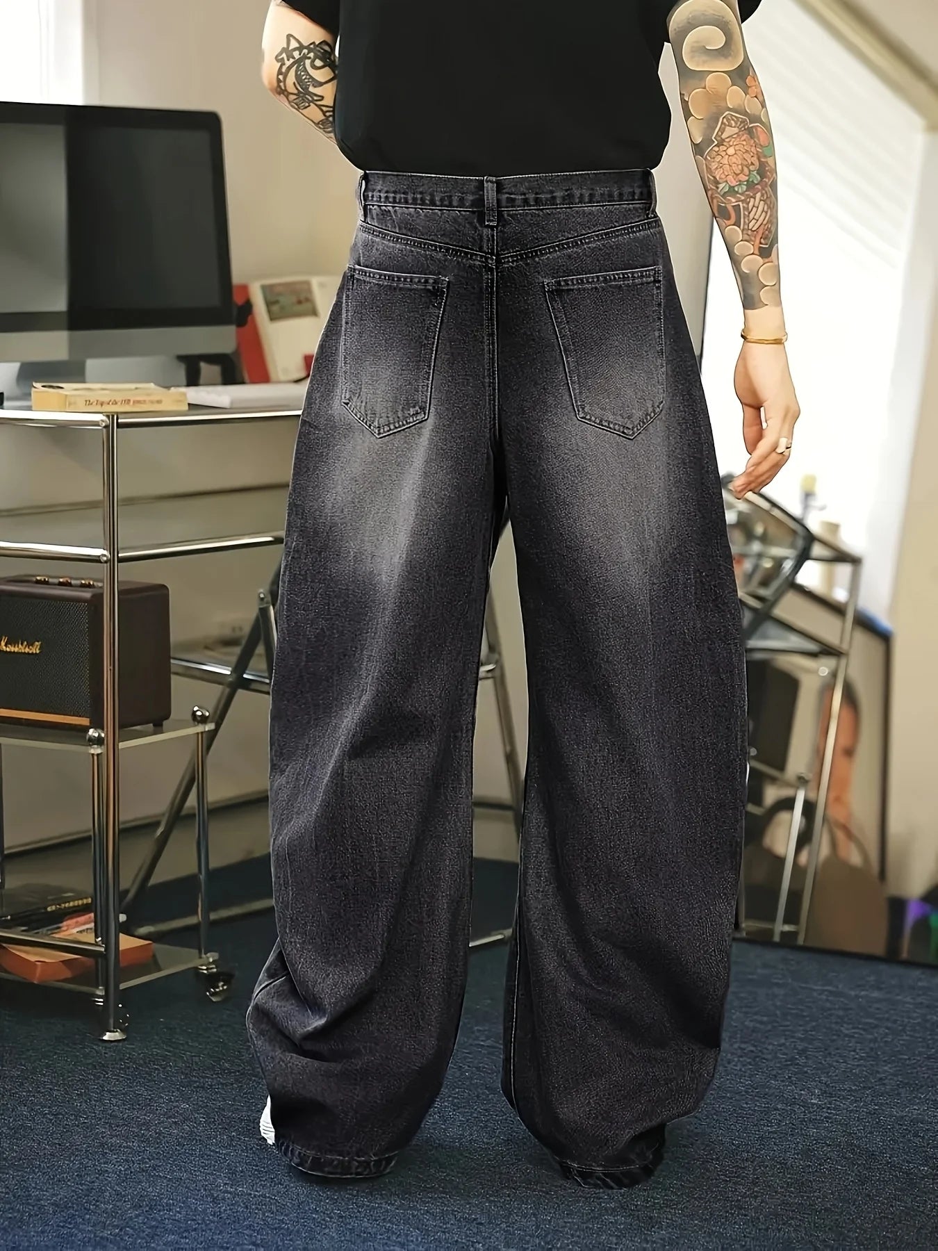 Baggy Jeans Herren | Weite Passform, Vintage-Wasch | Casual 1