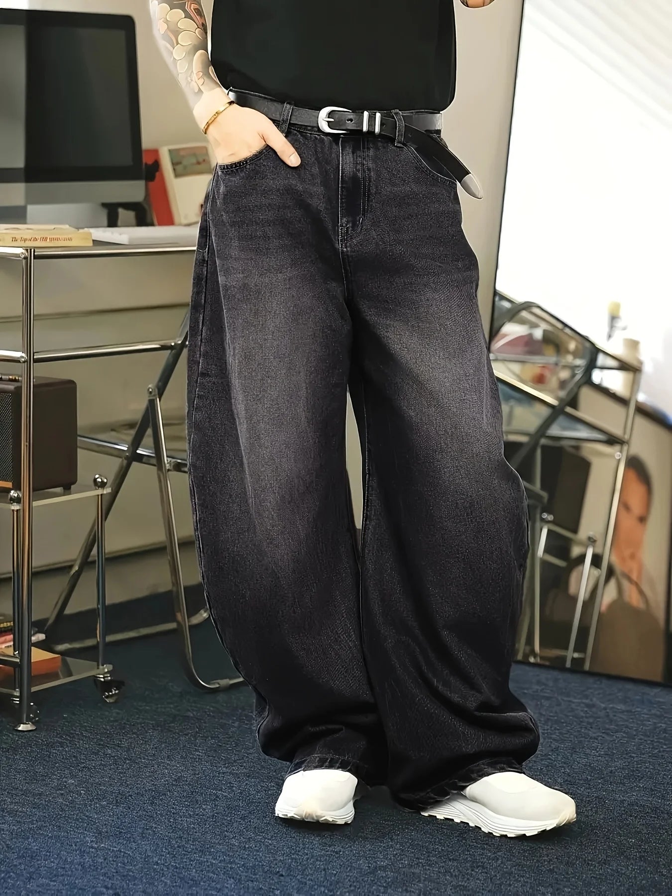Baggy Jeans Herren | Weite Passform, Vintage-Wasch | Casual 3