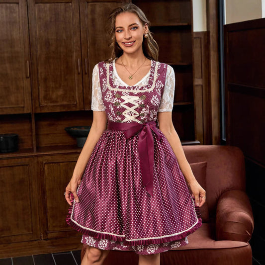 Bayerisches Dirndlkleid | Knielang | Oktoberfest 0