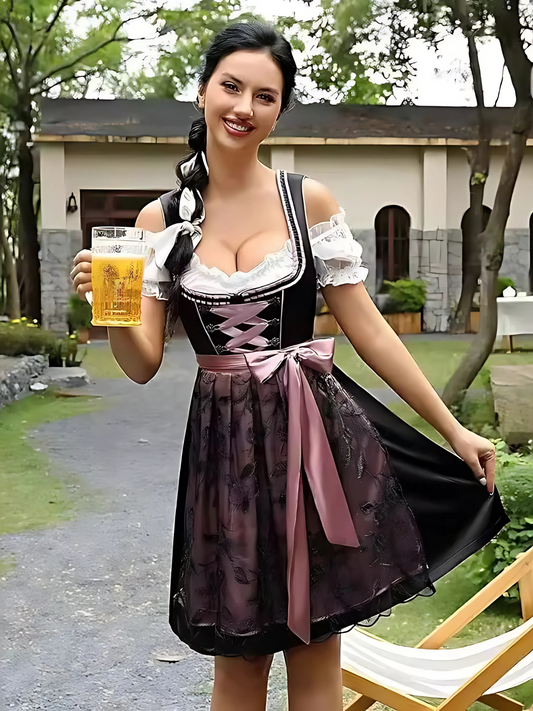 Bayerisches Kurzarmdirndlkleid | Oktoberfest 0