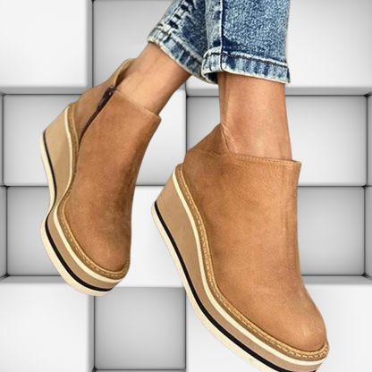 Bequeme Wedge-Stiefeletten – hochwertig, modisch und alltagstauglich