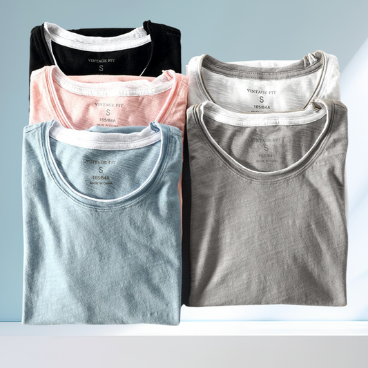 Bequemes Herren T-Shirt – Kurzarm aus Atmungsaktiver Baumwolle | Verfügbare Farben