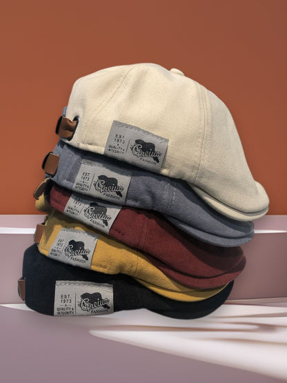 Beretique | Stylische Herren-Retro-Mütze aus hochwertigem Material für jede Gelegenheit | Beige 2
