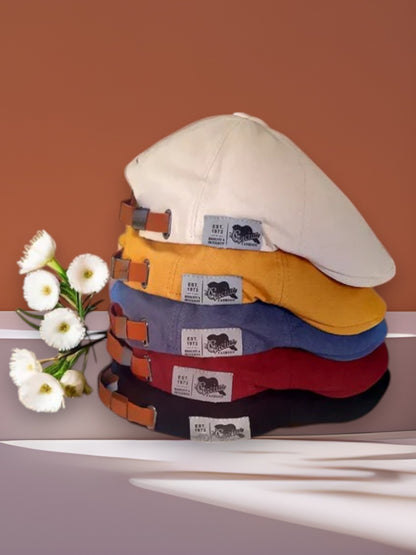 Beretique | Stylische Herren-Retro-Mütze aus hochwertigem Material für jede Gelegenheit | Beige 3