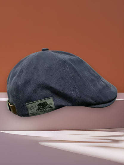 Beretique | Stylische Herren-Retro-Mütze aus hochwertigem Material für jede Gelegenheit | Blau