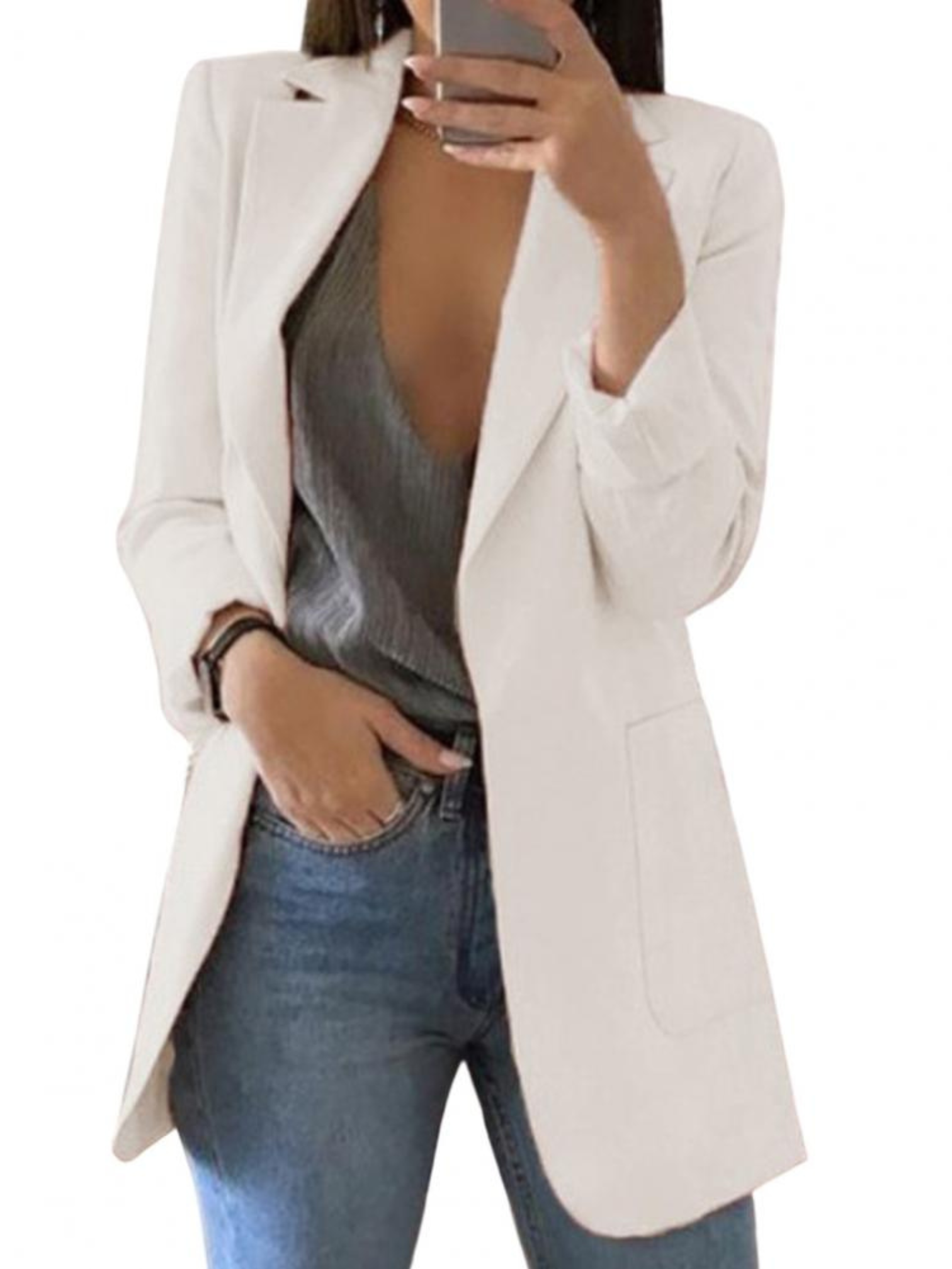 Blazer für Damen, Tailored Fit, | Langarm