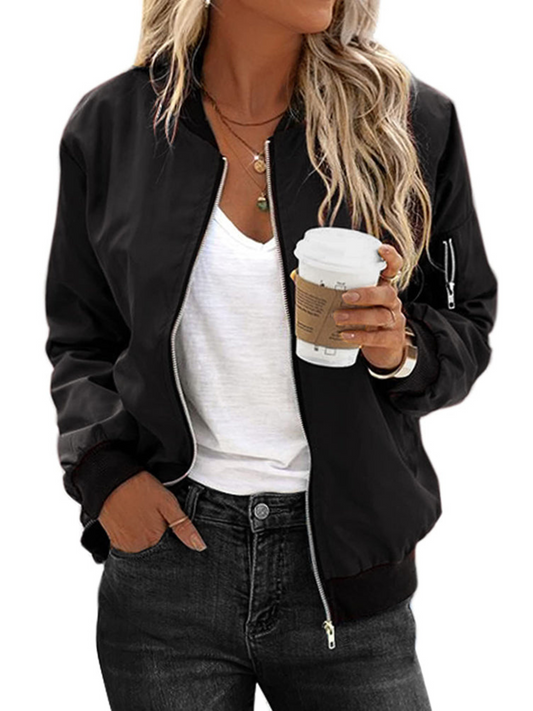 Bomberjacke für Damen | Klassische Passform 0