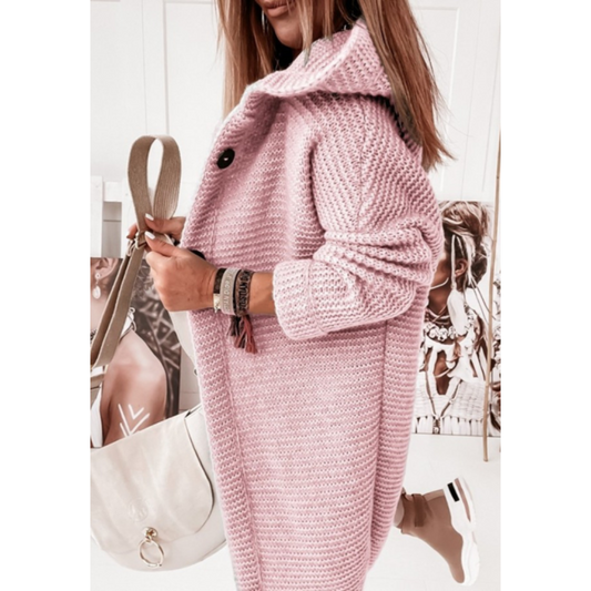 Cardigan Damen, Mit Kapuze, Lockere Passform | Ganzjährig tragbar 0