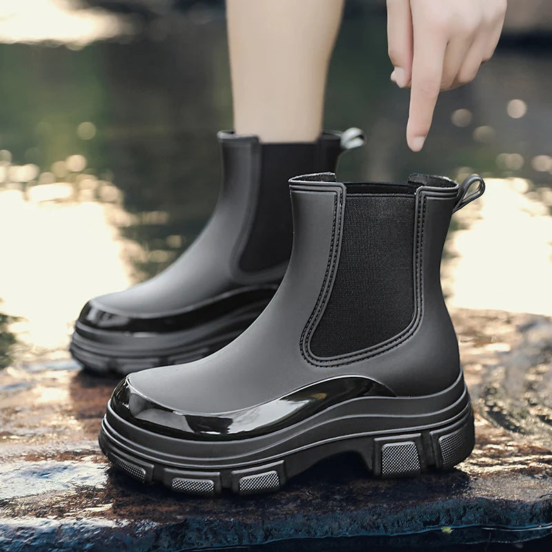 Chelsea Boots für Damen | Wasserfest, Kurzes Modell | Robust 2