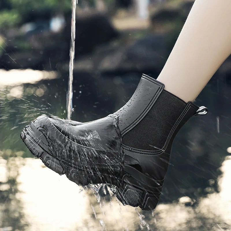 Chelsea Boots für Damen | Wasserfest, Kurzes Modell | Robust 3