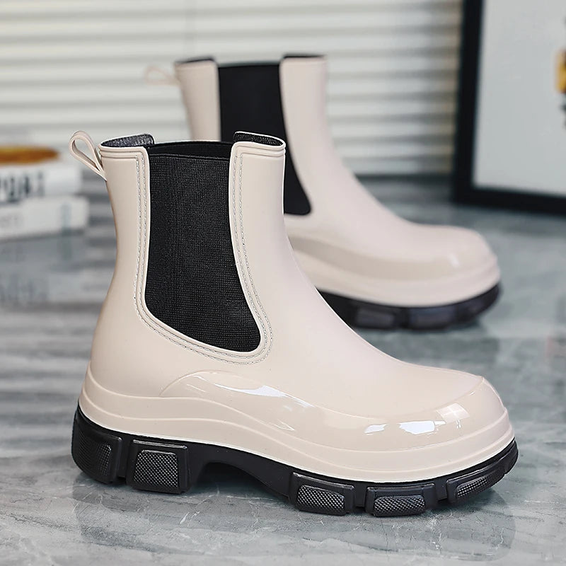 Chelsea Boots für Damen | Wasserfest, Kurzes Modell | Robust 5