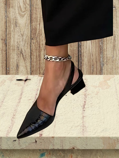Chick Speced Toe Sandals für Frauen in Kunstleder 1