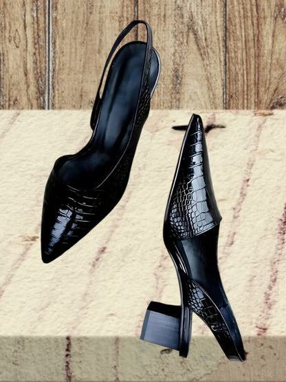 Chick Speced Toe Sandals für Frauen in Kunstleder 3