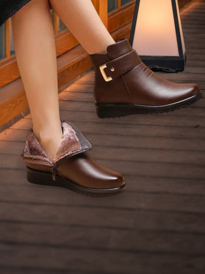 Clara | Orthopädische Stiefel für Damen mit Rutschfester Sohle & Ergonomischer Unterstützung | Braun