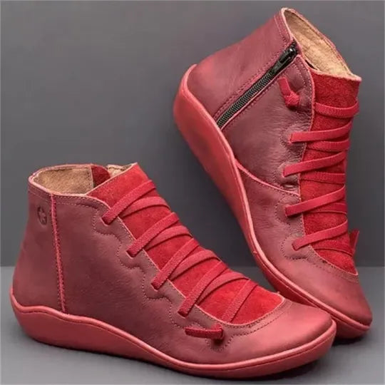 Clara™ | Die perfekten Lederstiefel, die Sie den ganzen Winter über warm halten