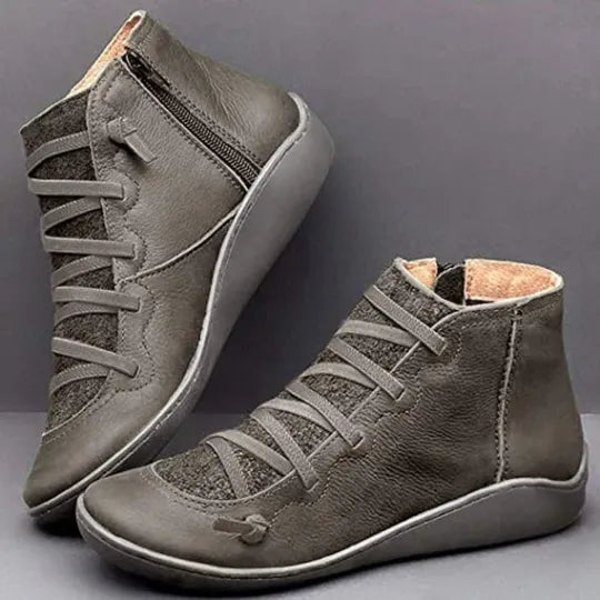 Clara™ | Die perfekten Lederstiefel, die Sie den ganzen Winter über warm halten