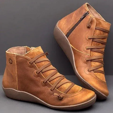 Clara™ | Die perfekten Lederstiefel, die Sie den ganzen Winter über warm halten